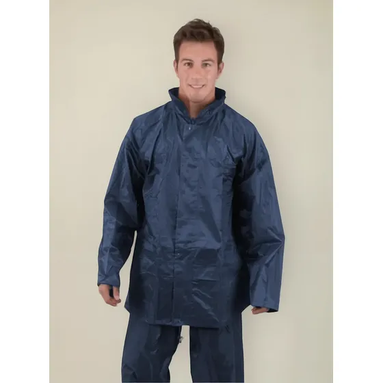 Pilot Italiano Impermeable Unisex En Nylon Pvc 
