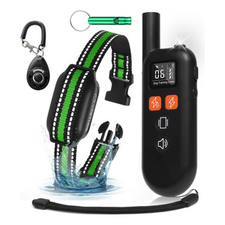 Collar Dog Shock Peture, Resistente Al Agua, 3300 Pies, Con Collar Dog Shock Peture, Resistente Al Agua, 3300 Pies, Con