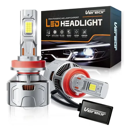 Lâmpadas Farol Led H7 X12 H3 H1 H11 H4 40000lm 300w Hb3/hb4 H7 Prateado Branco-frio