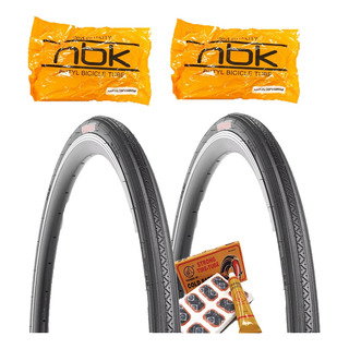 2 Llantas Para Bicicleta R27 X1-1/4 + 2 Camaras Negro 2 Llantas Para Bicicleta R27 X1-1/4 + 2 Camaras Negro