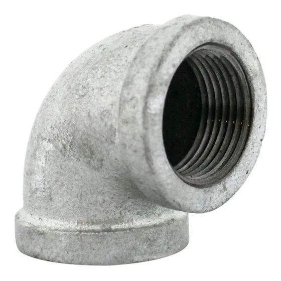 Codo Galvanizado 1/2 Pulgada 90 Grados Reforzado Roscado