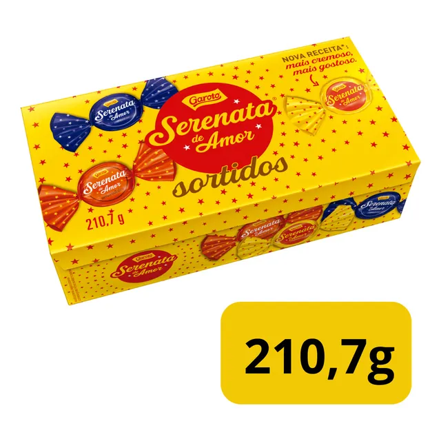 Caixa de Bombom Serenata de Amor 210g Garoto