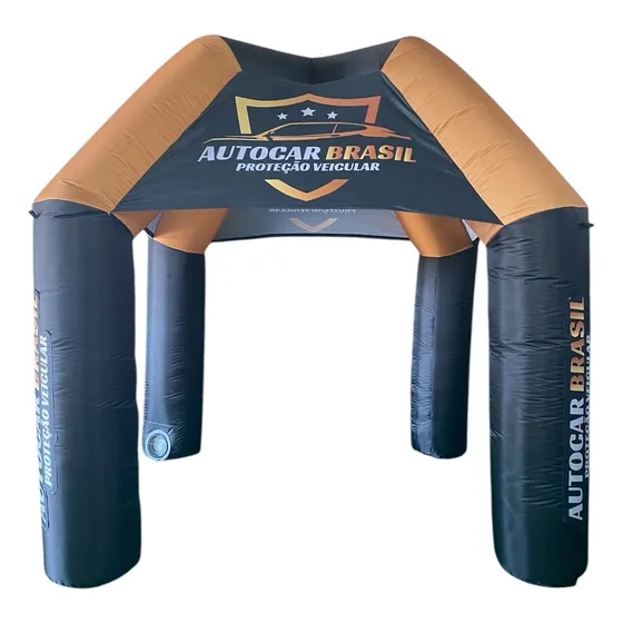 Tenda Inflável Aranha Personalizado 3x3 C/ Motor 110 Ou 220v