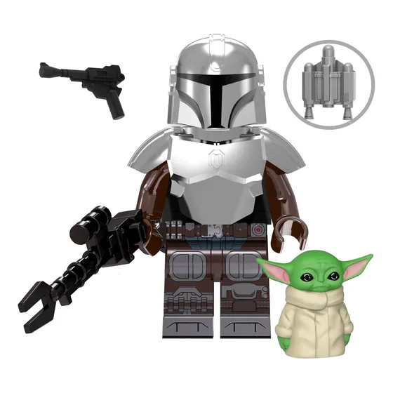 Minifigura Coleccionable De Personajes Star Wars 4,5cm