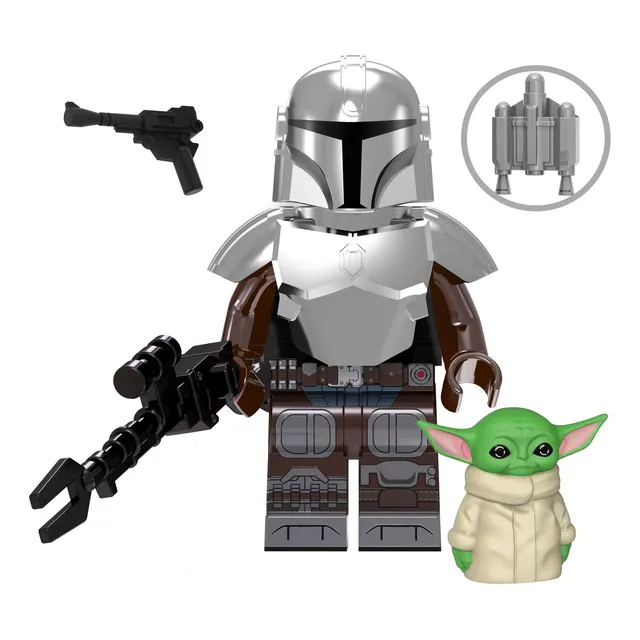 Minifigura Coleccionable De Personajes Star Wars 4,5cm