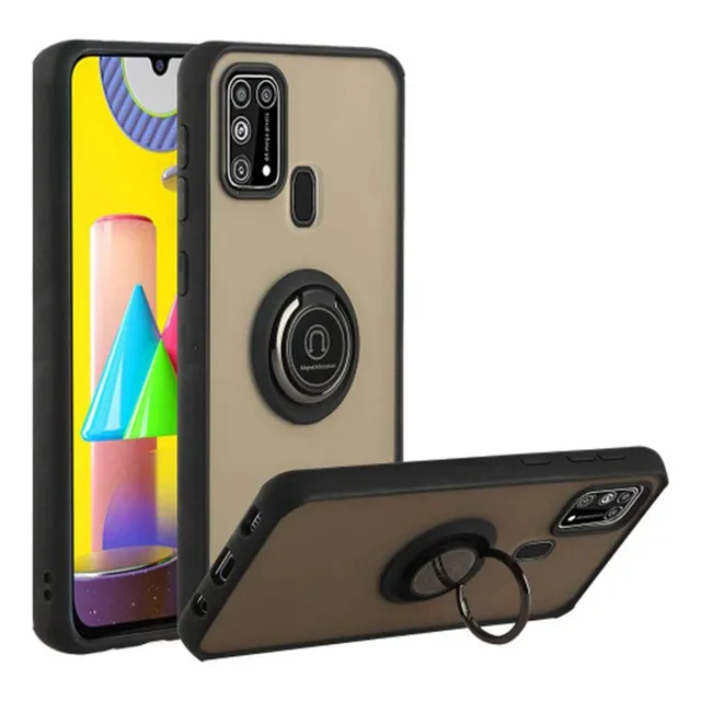 Funda Estuche Mate Con Anillo Compatible Solo Con Samsung