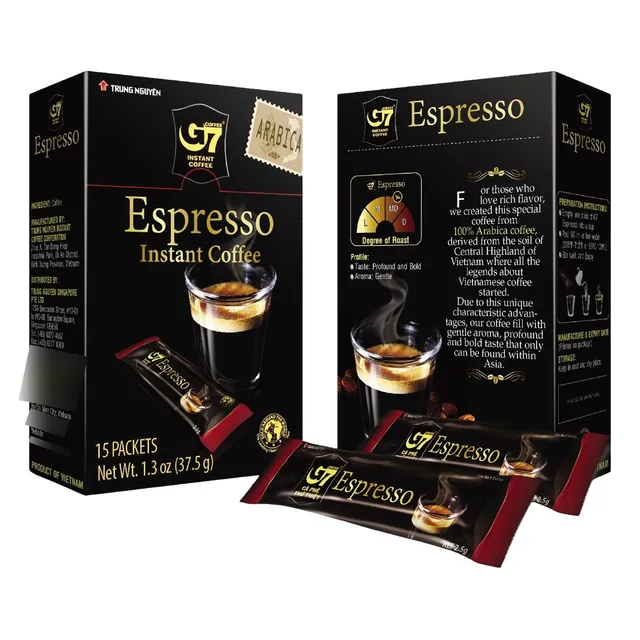 Pack 6 Cajas Café Espresso Arábica 15 Sobres G7 Coffee
