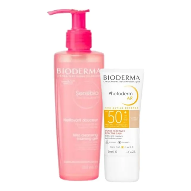 Pack Bioderma Limpieza+fotoprotección Para Pieles Sensibles