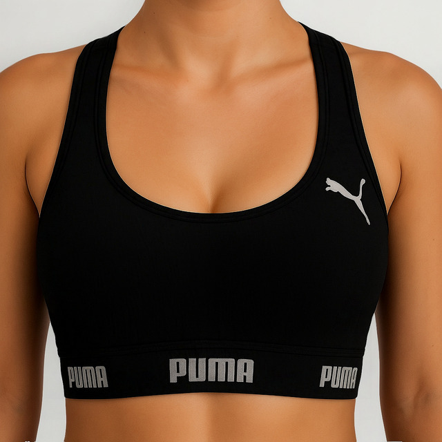 Top Puma Academia Fitness Original Nadador Alta Sustentação Top Puma Academia Fitness Original Nadador Alta Sustentação