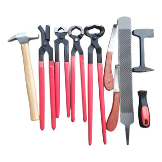 Kit De Herramientas Para Herrar Caballos 9 Piezas Kit De Herramientas Para Herrar Caballos 9 Piezas