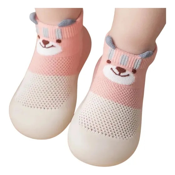 Medias/zapatos Suela Silicona Para Bebe Nena   77509