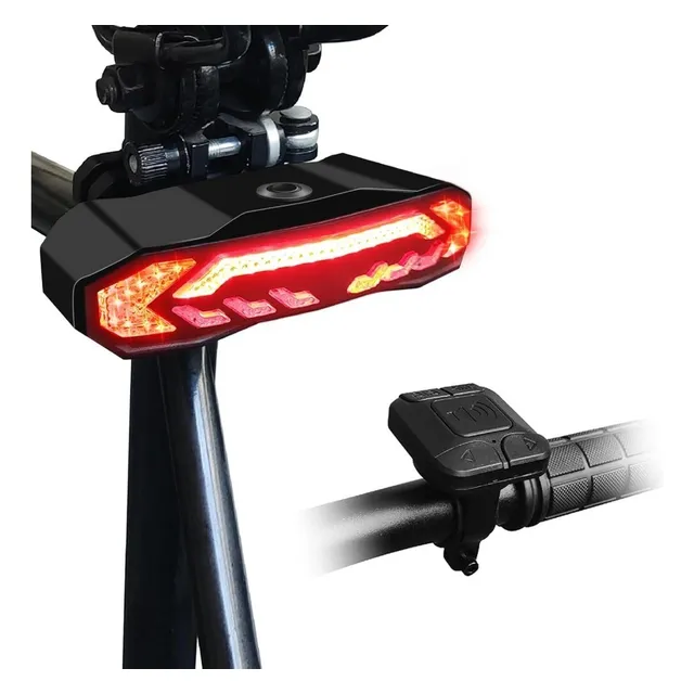 Luz Trasera Inteligente Para Bicicleta Recargable Por Usb, 1