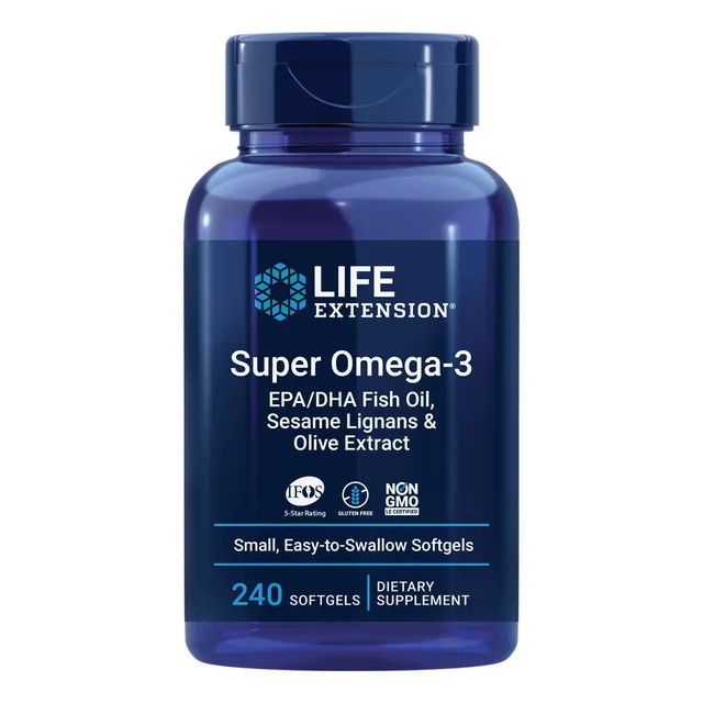 Lignano De Sésamo Super Omega-3 Epa/dha De Fish Oil Life Ext