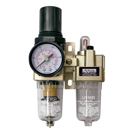 Filtro Regulador Y Lubricador De Aire 1/2 Npt Urrea