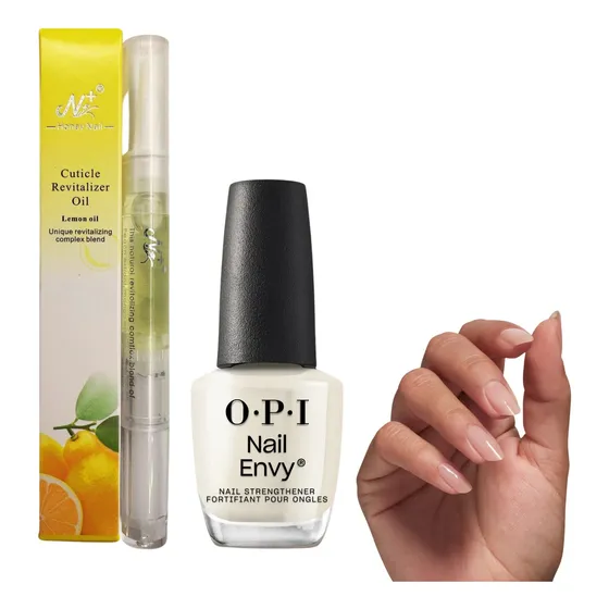 Fortalecedor De Uñas Con Calcio Nail Envy De Opi + Aceite