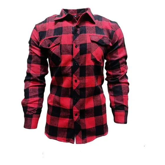 Camisa Xadrez Juvenil Casual-formal Moda Inverno Lindo