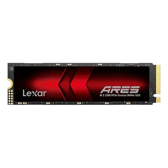 Ssd Lexar Ares Pcie 4.0x4 Nvme M.2 2280 Hasta 7400 Mb/s 1 Tb