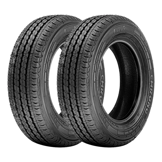 Jogo 2 Pneus Pirelli Aro 15 Chrono 225/70r15 112s