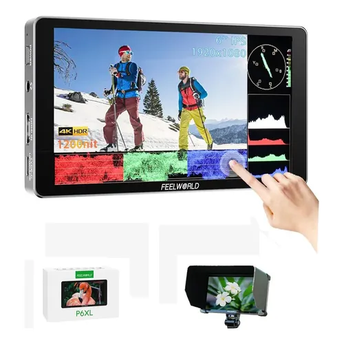 Feelworld F6 Plus Monitor 5.5 4k Touch 3d Lut | MercadoLivre