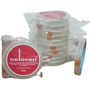 Teipe Transparente Celoven  12mm X 50m 1272 Caja 12 Und.