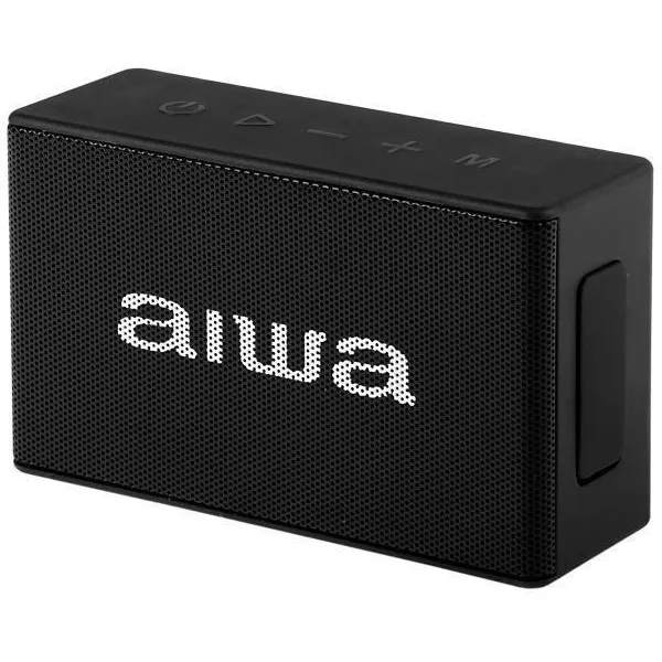 Altavoz RMS Aiwa Aw X2BTK de 5 vatios con Bluetooth/Auxil