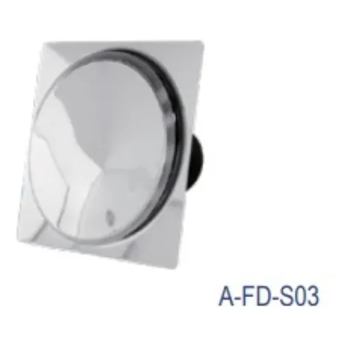 Desague Acero Inox Cromado P/ Boton 4  X 4  Aquafina
