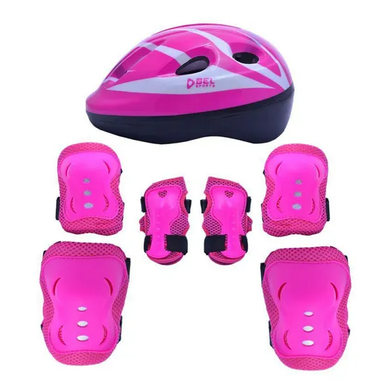 Kit Super Radical De Proteção Infantil Completo 3 Cor Tam. M Cor Rosa