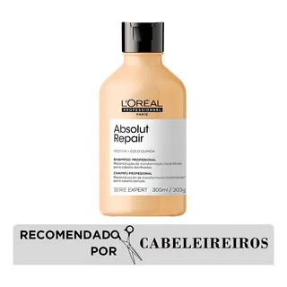 Absolut Repair Gold Quinoa Shampoo 300ml - Série Expert | L'oréal Professionnel Absolut Repair Gold Quinoa Shampoo 300ml - Série Expert | L'oréal Professionnel
