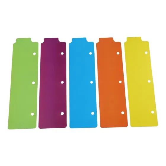 Okhobby 5pcs Mini Binder Divider Bookmark, 3 Anillo De De De