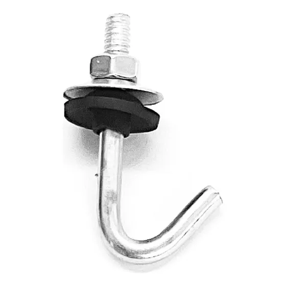 Gancho J C/accesorios 1/4x60mm Tornillo Para Techo - (x10)