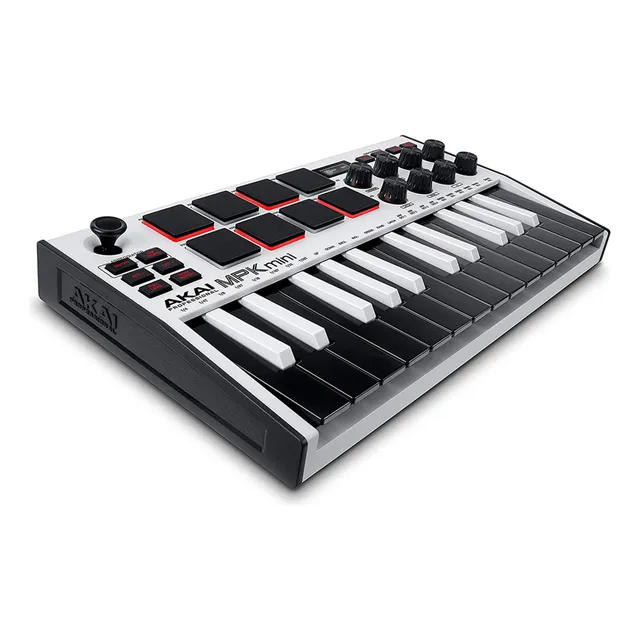 Controlador Midi Akai Mpk Mini 3 White