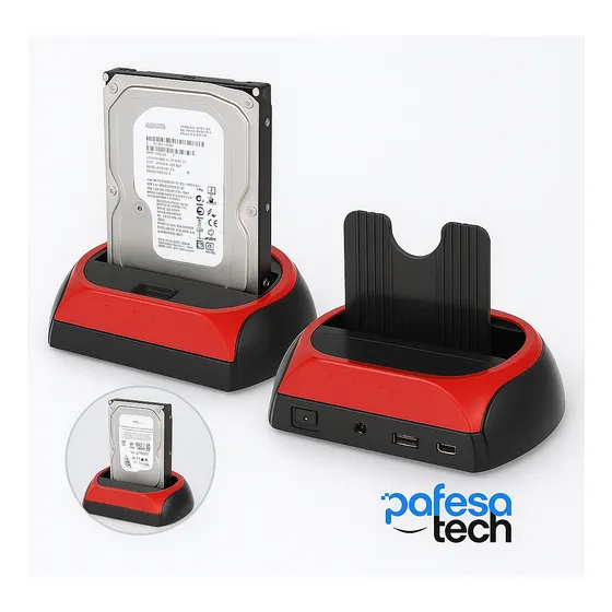 Pafesa Tech Dock Station Gaveta Adaptador Case Usb Hd Externo E-sata Ssd Ide M2 Nvme Thunderbolt Notebook Pc Computador