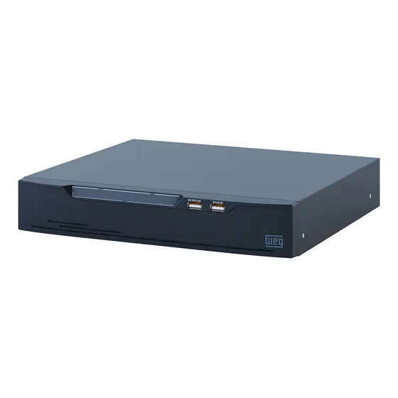 Gravador Digital De Vídeo Nvr Weg 8 Canais 8mp 4k Uhd Poe