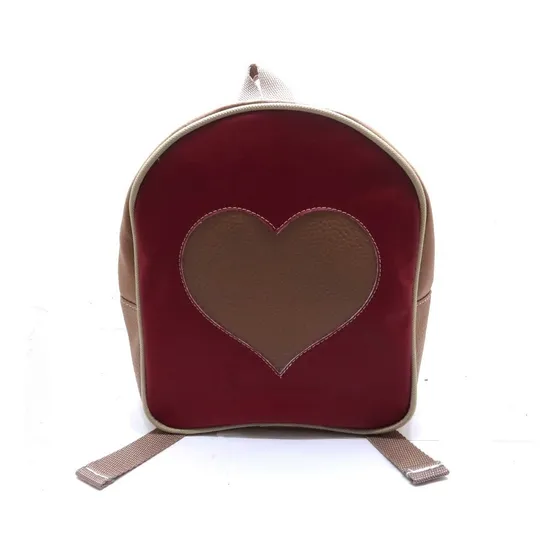 Bolsos Morrales Corazon Mini Escolar Universitario 