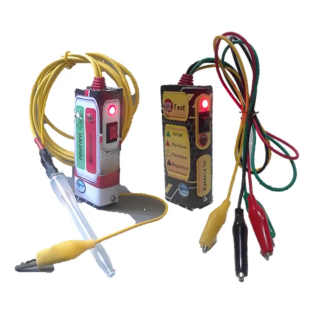 Probador Automotriz Caja De Prueba Y Punta Lógica. Par