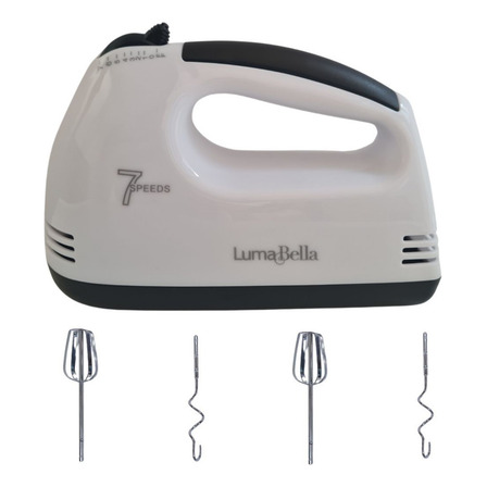 Batidora Mezcladora De Mano Eléctrica 4 Brazos 7 Velocidades Color Blanco Frecuencia 50 60 Hz Batidora Mezcladora De Mano Eléctrica 4 Brazos 7 Velocidades Color Blanco Frecuencia 50 60 Hz