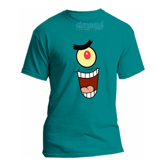 Playera Sheldon J. Plankton Bob Esponja Todas Las Tallas
