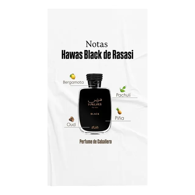 Perfume Hawas Black