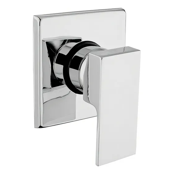 Monomando De Empotrar Para Regadera Flat 4474 Dica Cromado