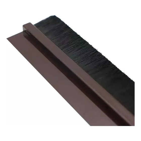 Zócalo Puerta Pvc Adhesivo Con Cepillo Burlete 100 Cm