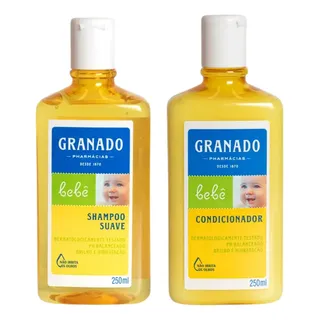 Kit Shampoo Condicionador Granado BebĂȘ Tradicional 250ml Kit Shampoo Condicionador Granado BebĂȘ Tradicional 250ml