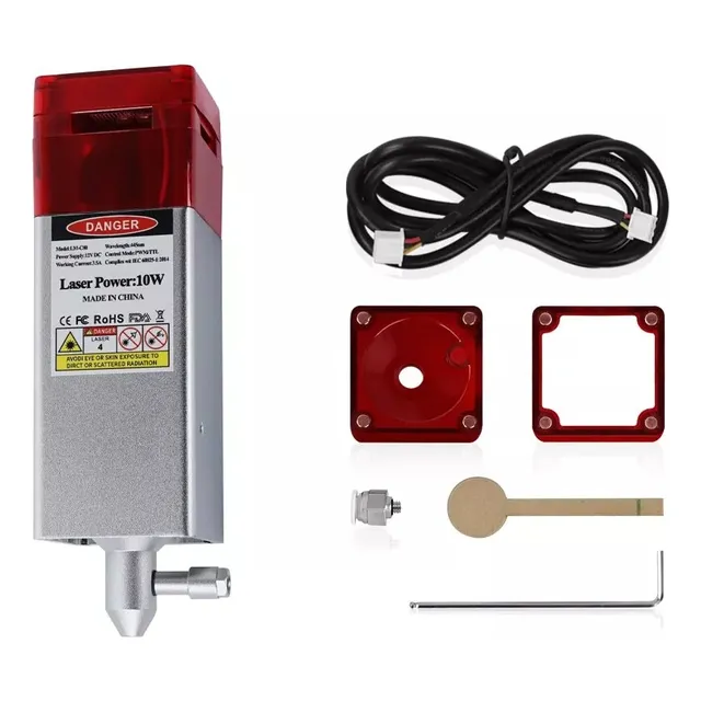 12v Módulo Láser De 80w, Grabador Láser Con Boquilla