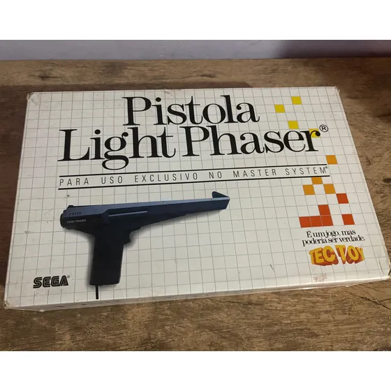 Sega Pistola Light Phaser Na Caixa Tectoy Master System
