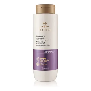 Natura Lumina Shampoo Matizador Cab Loiros Grisalhos 300ml Natura Lumina Shampoo Matizador Cab Loiros Grisalhos 300ml