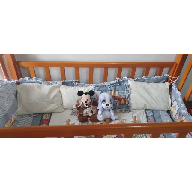 Cama Cuna, Colchón Colflex, Edredón, Protectores Como Nuevo