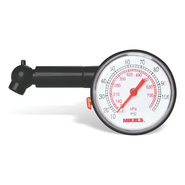 Calibrador De Carátula Presión Llanta Rango 0-100 Psi Mikels