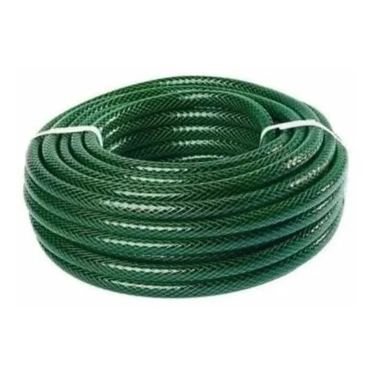 Rollo Manguera 100 Mts Tipo Culebra Verde 1/2 Pulgadas
