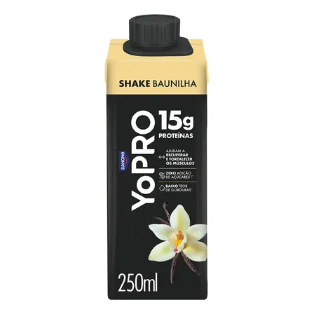 YoPRO Bebida Láctea UHT Baunilha 15g de proteínas 250ml