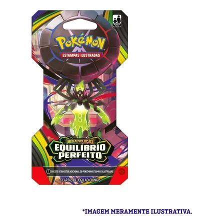 Blister Unitário Pokémon Copag Me03 Equilíbrio Perfeito Me03 Português