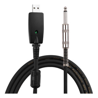 Cabo P10 Mono X Usb A Macho 3 Metros ( Interface P/ Audio) Cabo P10 Mono X Usb A Macho 3 Metros ( Interface P/ Audio)